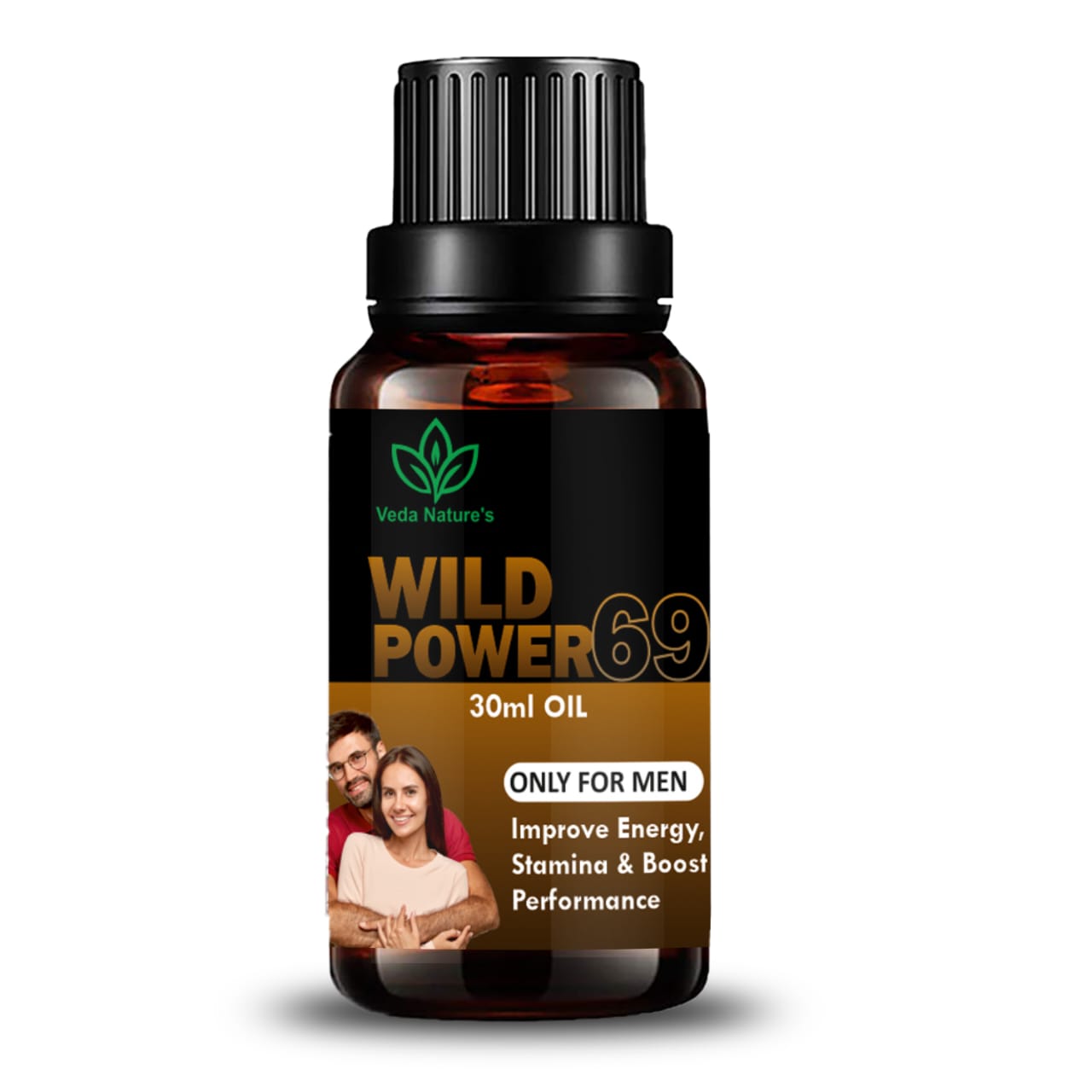 VEDA NATURES Sugar Safe Capsule + Wild Power 69 Capsule + Wild Power 69 Oil (3 Combo)