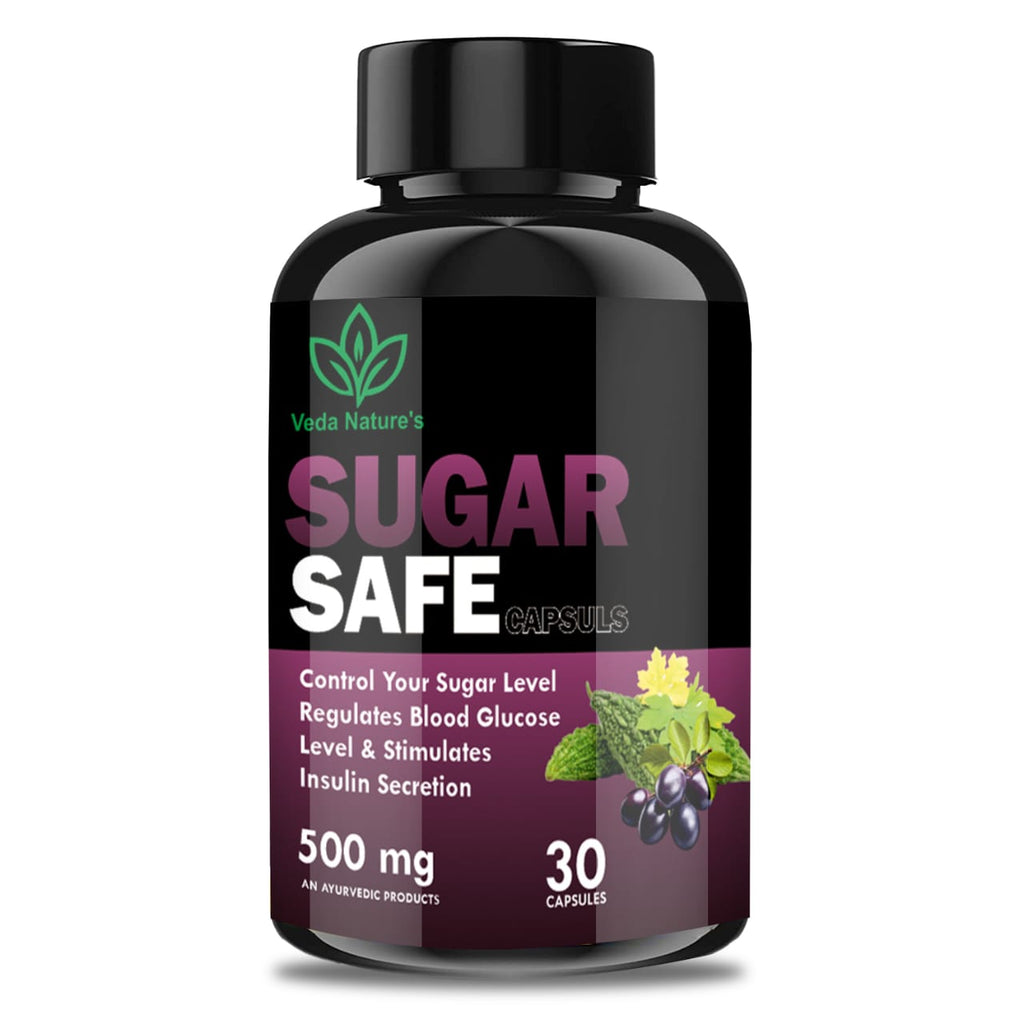 VEDA NATURES Sugar Safe Capsule + Wild Power 69 Capsule + Wild Power 69 Oil (3 Combo)