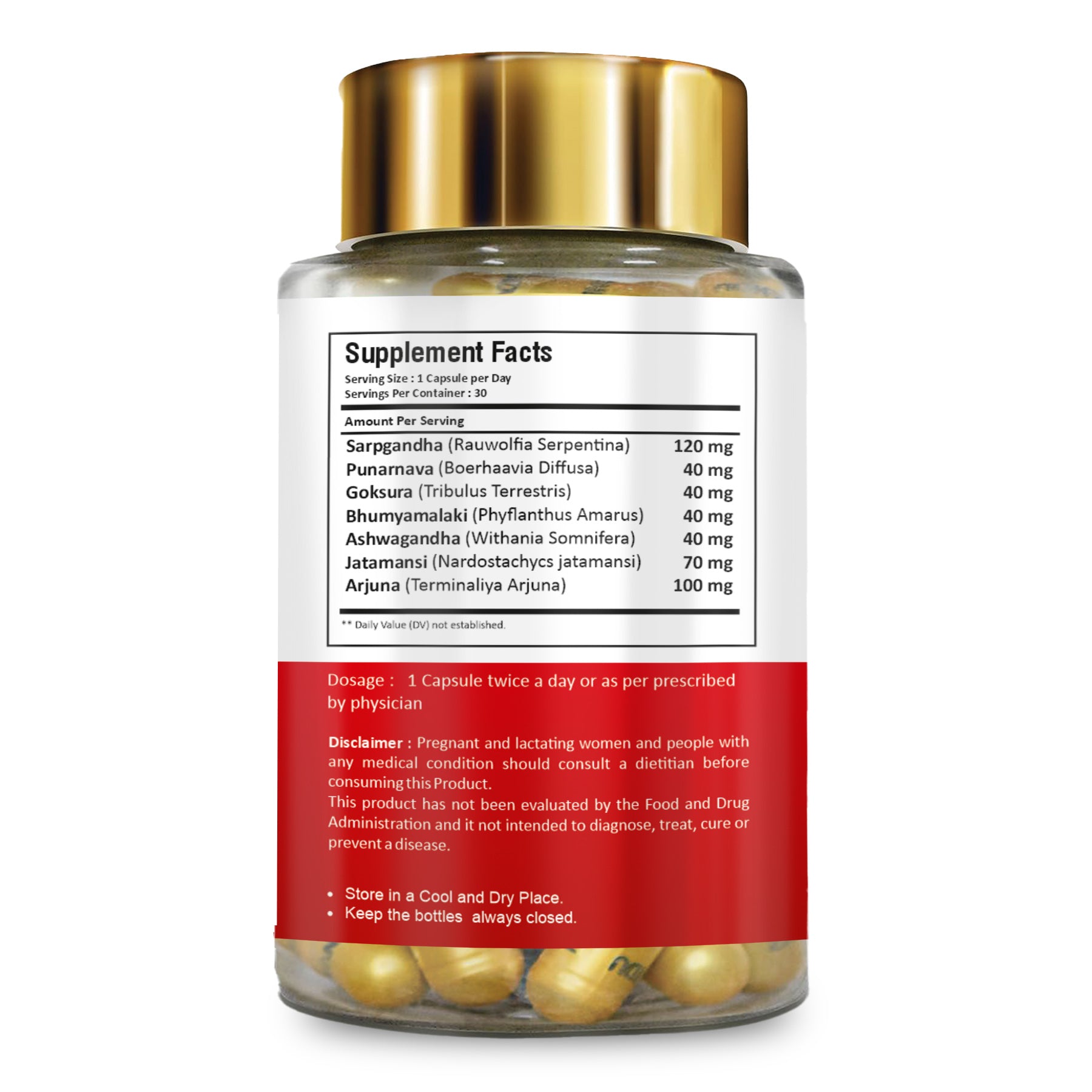 BP-Control Capsule (Help to control blood pressure)